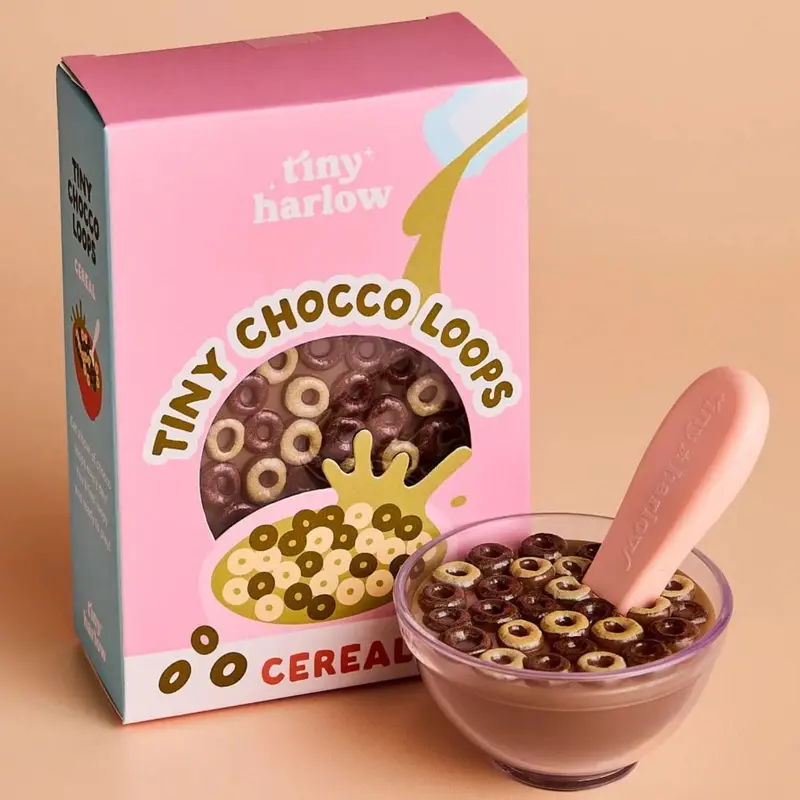Tiny Harlow – Bol de céréales au chocolat pour poupée