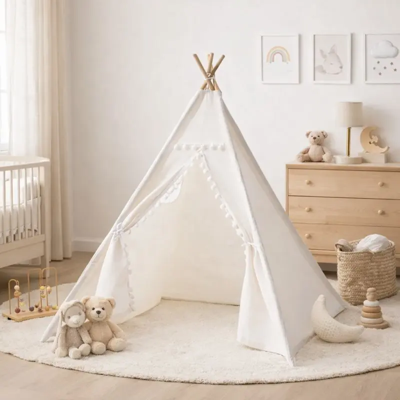 Tipi Enfant Coton Blanc│Tawa
