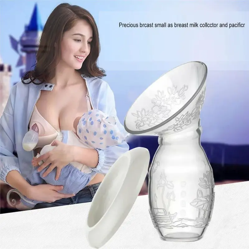 Tire-lait manuel silicone Mybooni — Aspirateur lait maternel à une main