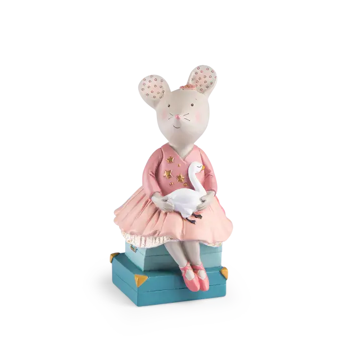 Tirelire souris la petite école de danse- Moulin Roty