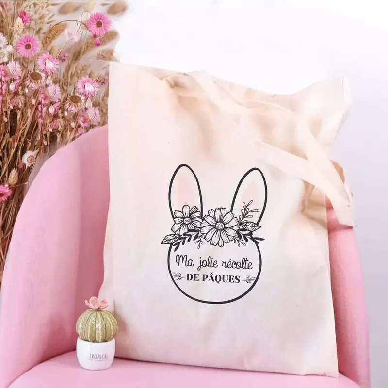 Tote Bag - Ma jolie récolte de Pâques (Grand ou petit)