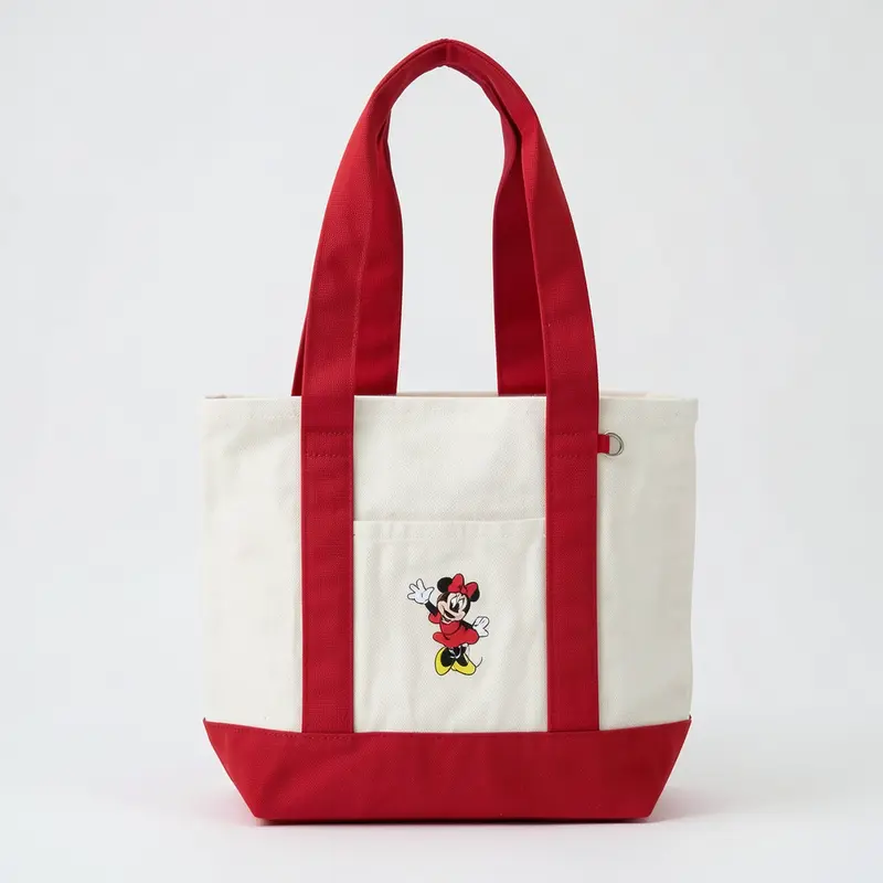 Tote bag Minnie Mouse écru et rouge – Disneyland Paris
