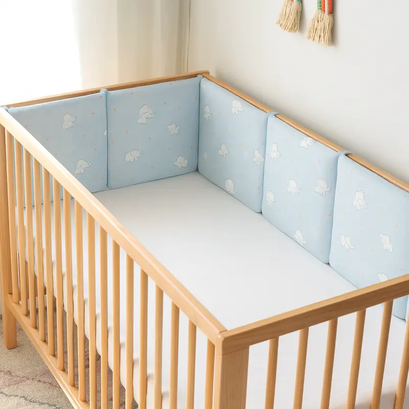 Tour de Lit Bébé Bleu - Éléphandou
