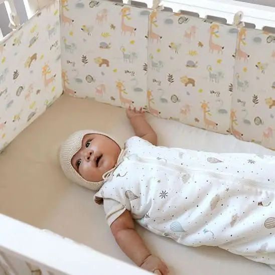 Tour de Lit Bébé en Coton Respirant