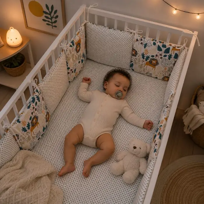 Tour de lit Bébé Garçon – Set Complet Savane