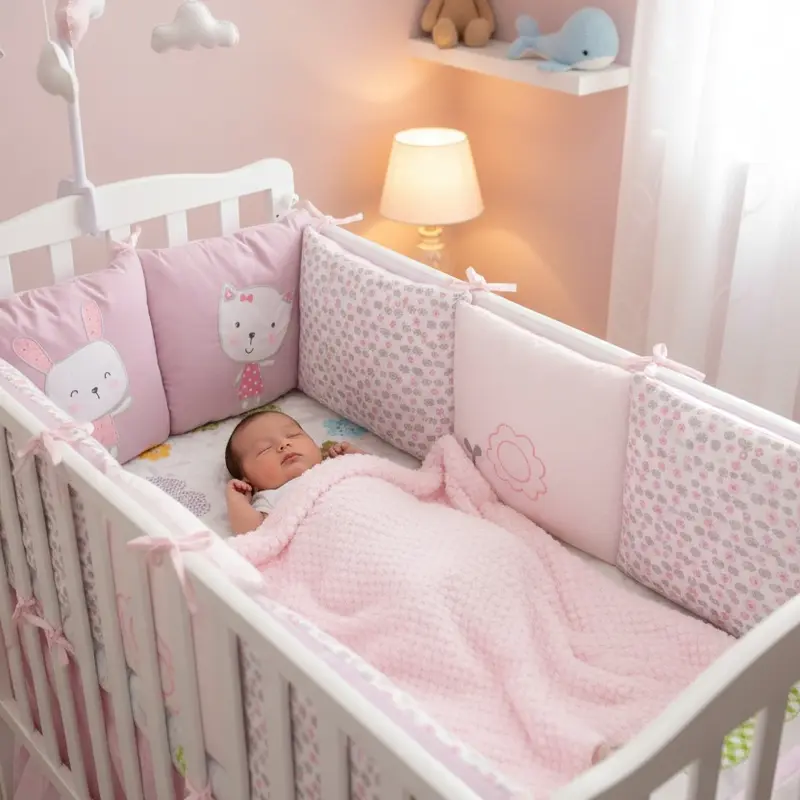 TOUR DE LIT BEBE - MAUVE | Douceur