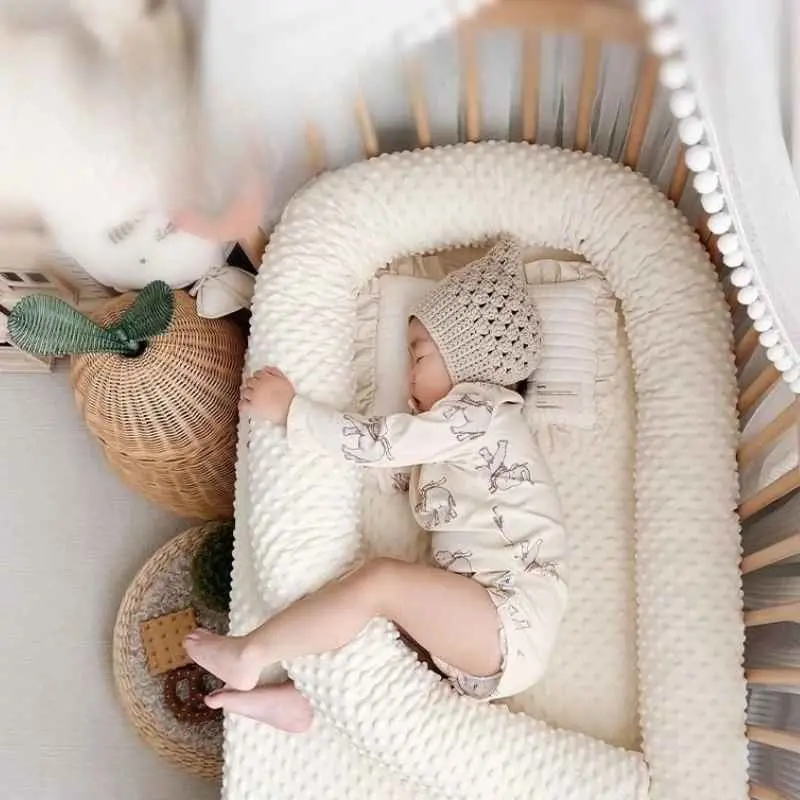 TOUR DE LIT POUR BEBE EN COTON | Nid Protecteur