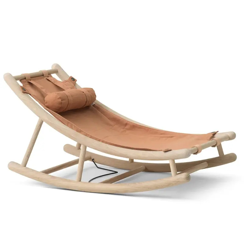 Transat Enfant Wood, Chêne/Caramel
