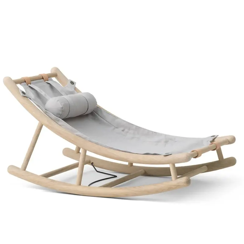 Transat Enfant Wood, Chêne/Gris