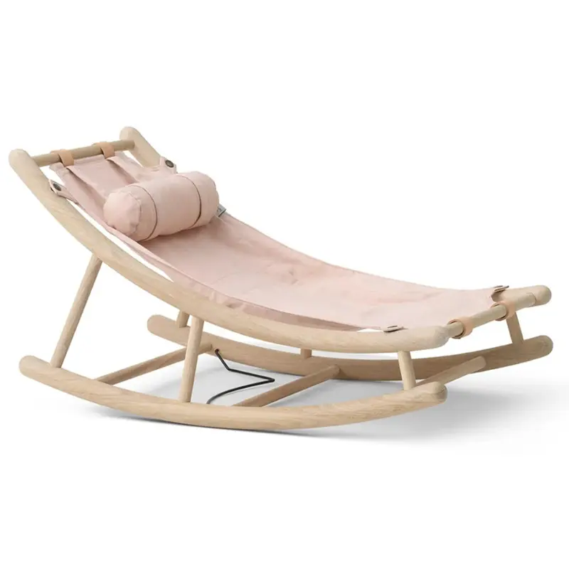 Transat Enfant Wood, Chêne/Rose