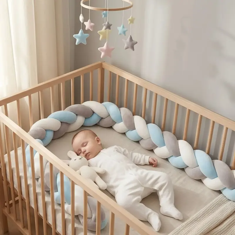 TRESSE BEBE | Bleu-Gris-Blanc
