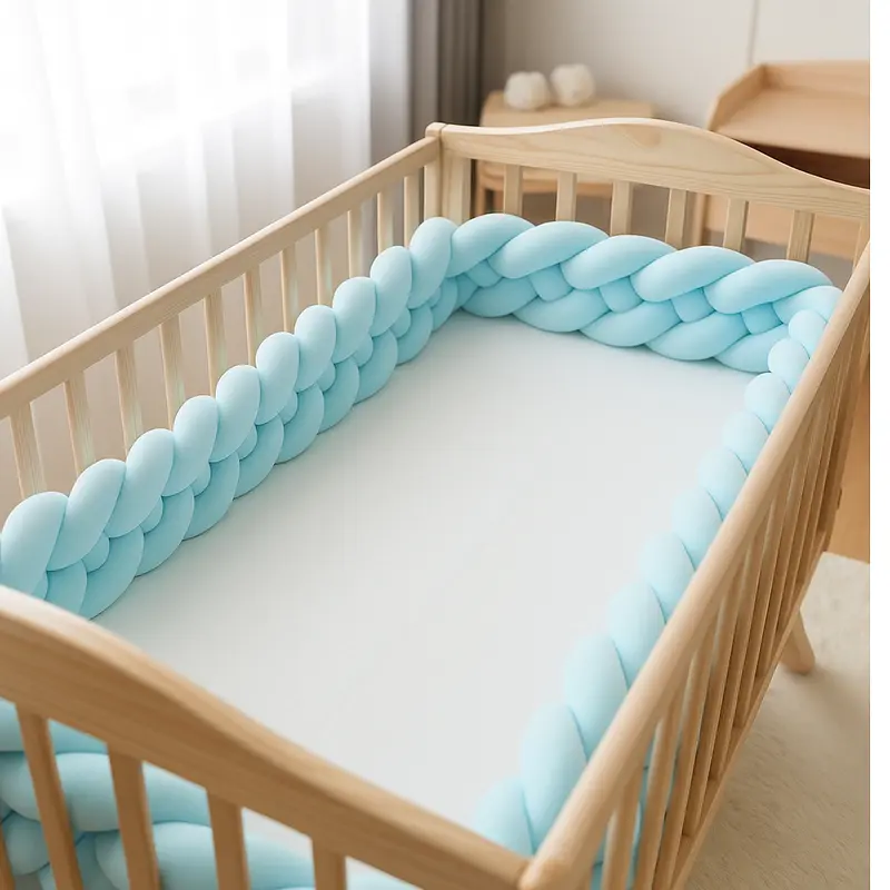 Tresse de Lit 4 Brins Bleu Ciel│AzuraDream