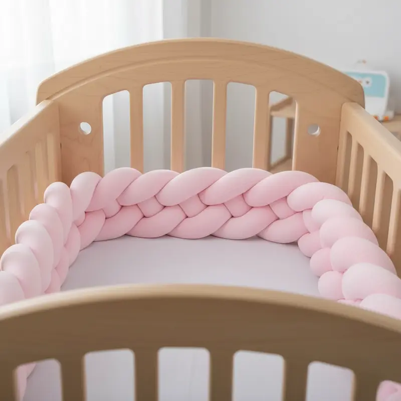 Tresse de Lit 4 Brins Rose