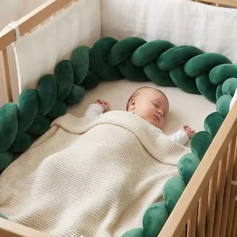 Tresse de lit verte | Coton Doux