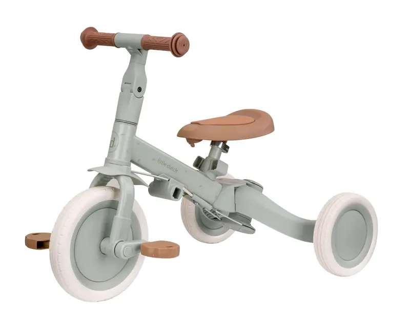 Tricycle 4 en 1 - Pure Sage - LITTLE DUTCH
