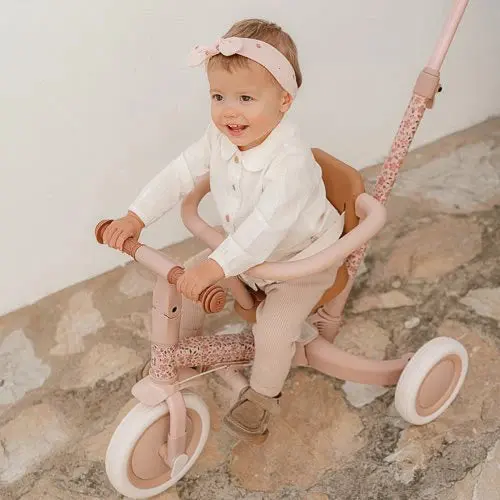 Tricycle évolutif 4 en 1 – Rose