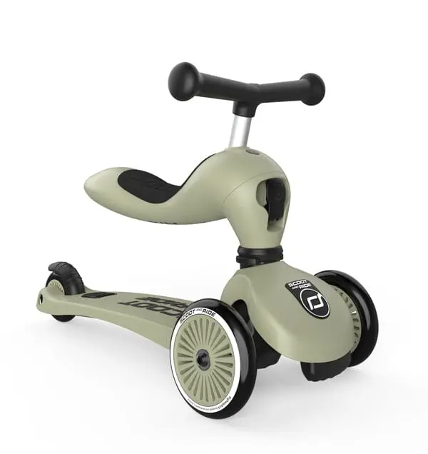 trottinette 2-en-1 highwaykick 1 olive - SCOOT & RIDE