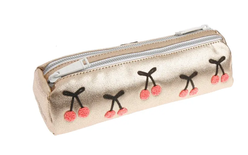 Trousse a stylos Cherry Pompon - JEUNE PREMIER