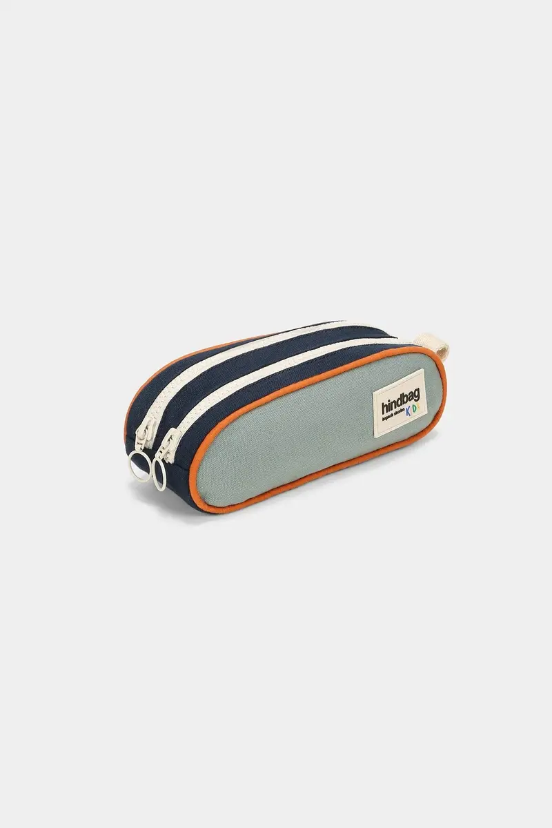Trousse a stylos Malo Tricolore Sauge - HINDBAG