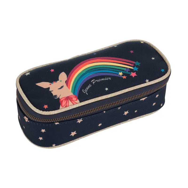 Trousse a stylos rainbow deer - JEUNE PREMIER