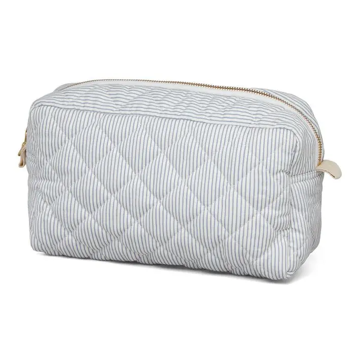 Trousse De Beauté - Ocs Classic Rayures Bleu, Praliné