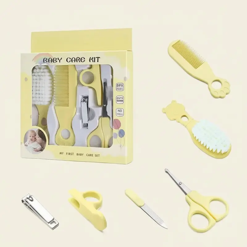 Trousse de Toilette Bébé 6 Pièces – Kit Soin Complet Nouveau-Né & Nourrisson | Choupinoo