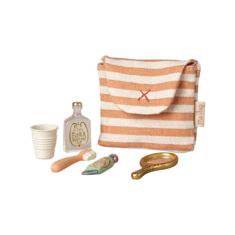 Trousse de toilette pour souris - Rouge - Maileg 11-6303-00