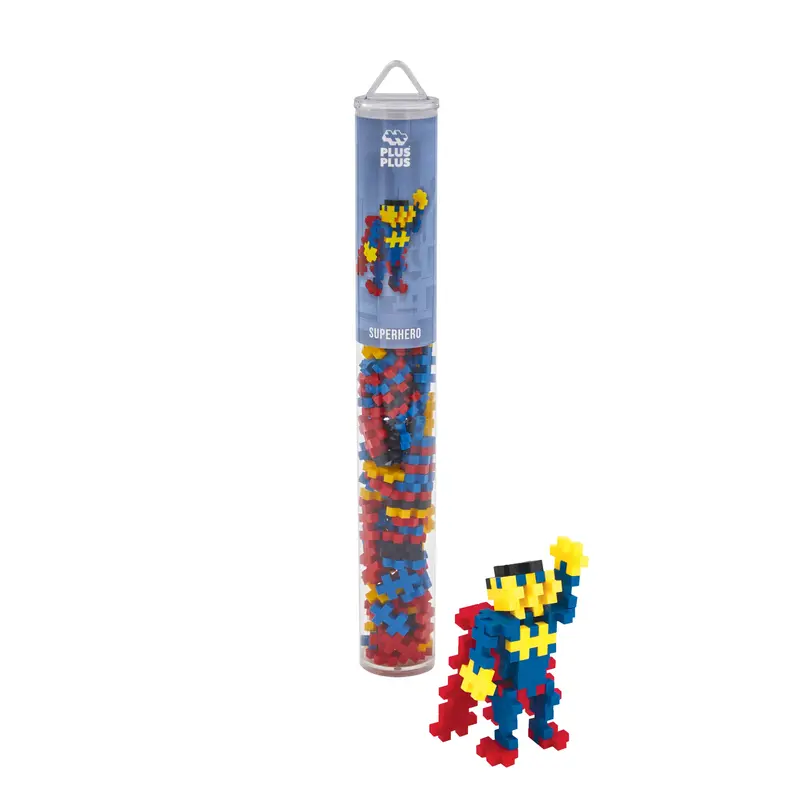 Tube Super Héros - 100 pièces - Plus-Plus