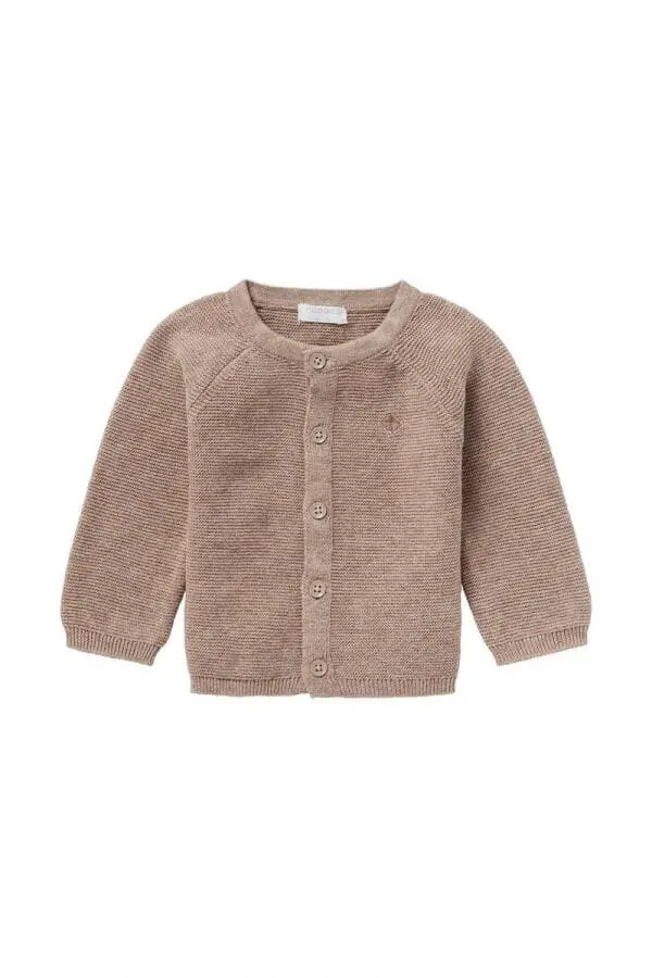 U Cardigan knit Naga taupe melange - Noppies