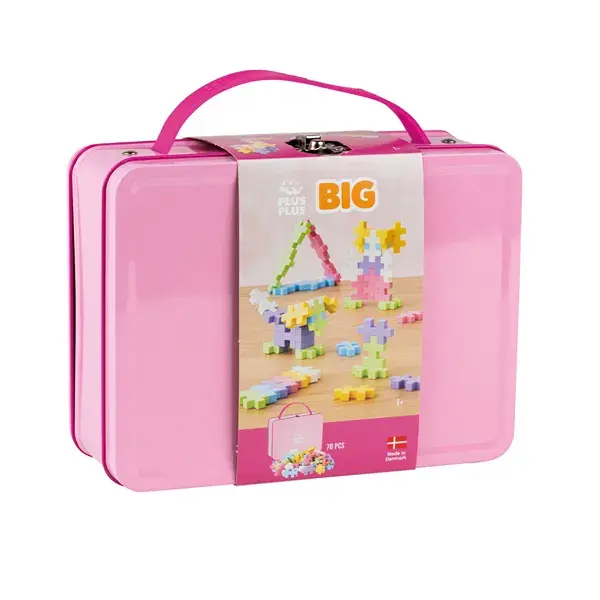 Valisette 70 pieces - Big pastel - Plus-Plus
