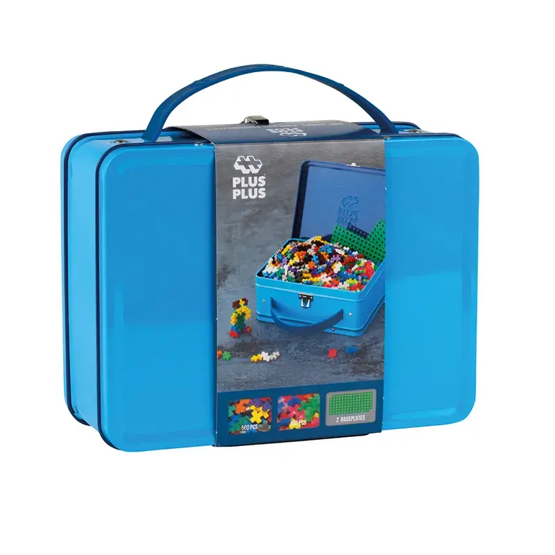 Valisette Métal Basic / Néon - 600 pieces - Plus-Plus
