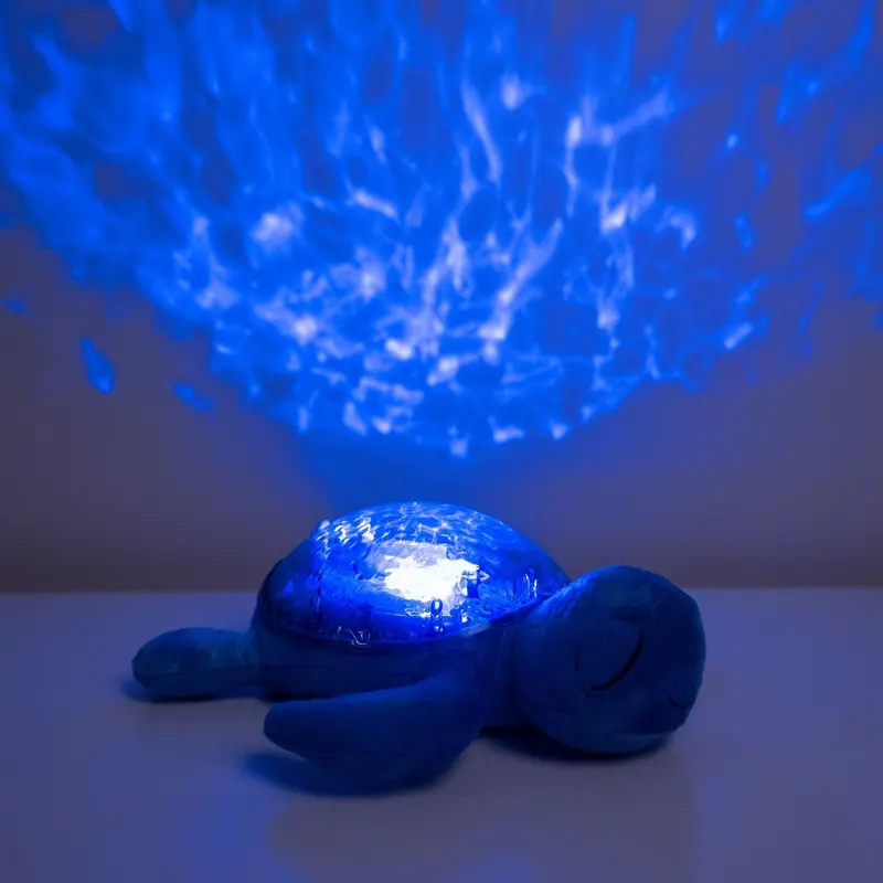 Veilleuse à projecteur Tranquil Turtle - Bleu océan (Rechargeable)