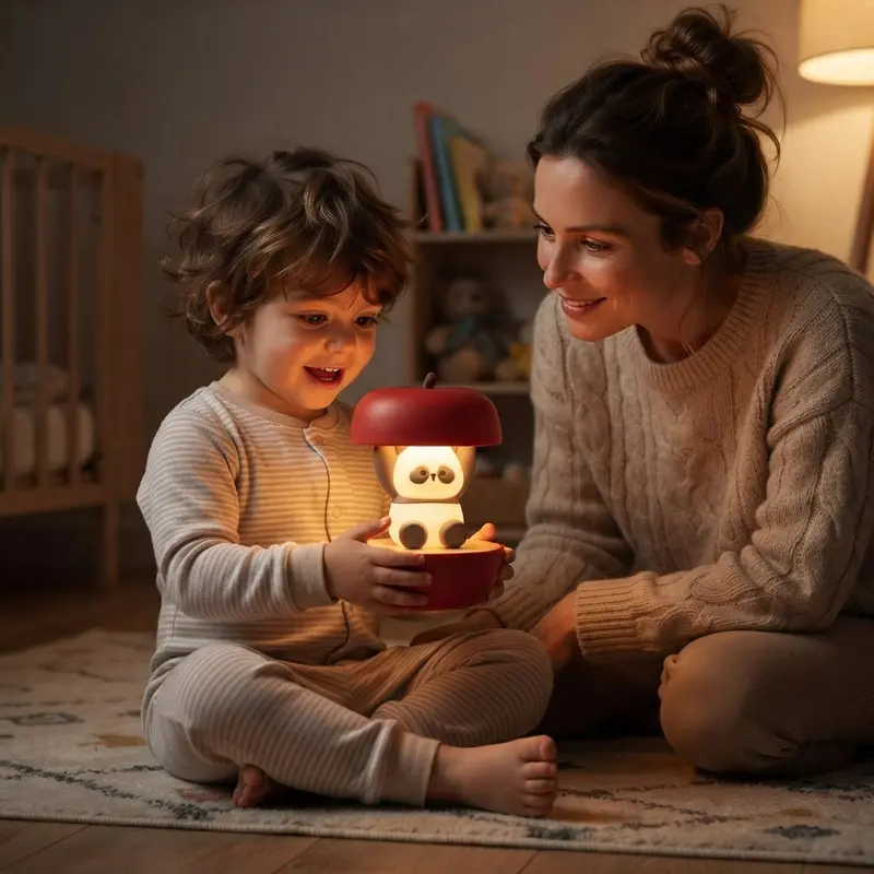 Veilleuse bébé lumière rouge - Rechargeable 3 intensités