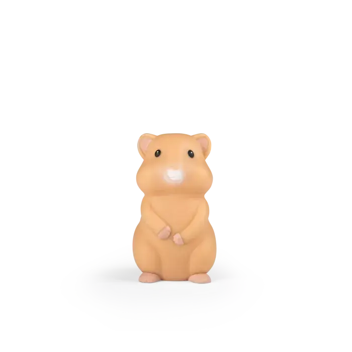 Veilleuse hamster Puce et Pilou- Moulin Roty