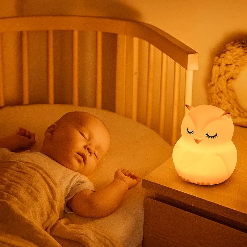 Veilleuse Hibou - 8 Modes Nuit Paisible