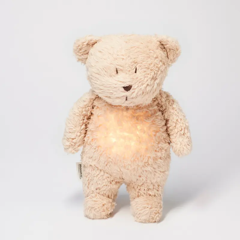 Veilleuse musicale ourson sable - Moonie