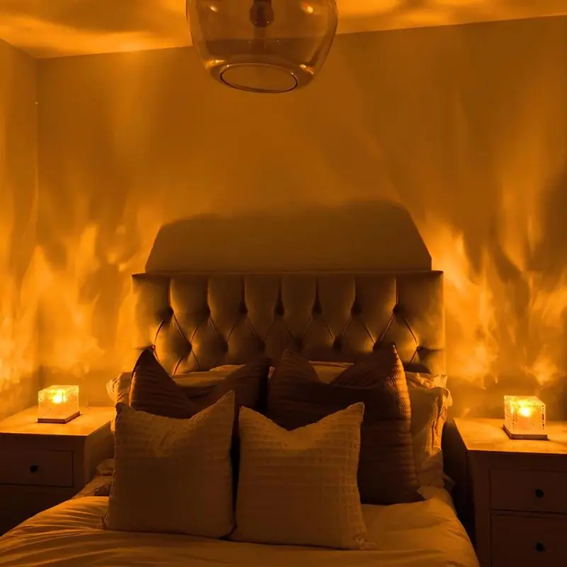 Veilleuse projecteur-cube
