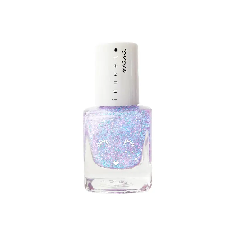 Vernis à l'eau Bleu princesse poupée - Parfum Vanille - Inuwet