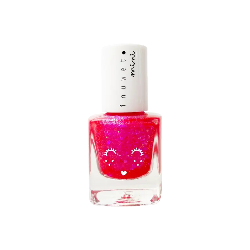 Vernis à l'eau pour enfants fuchsia fraise - inuwet