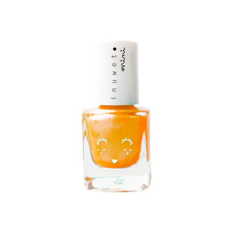 Vernis à l'eau pour enfants néon orange Mangue - inuwet