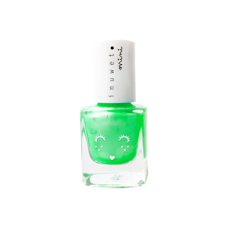 Vernis à l'eau pour enfants néon vert Pastèque - inuwet
