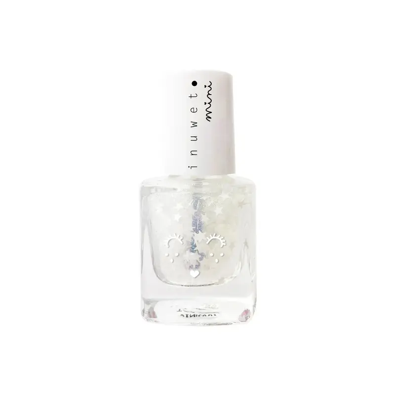 Vernis à l'eau pour enfants Top coat étoiles - inuwet