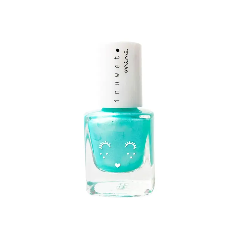 Vernis à l'eau pour enfants turquoise Pomme - inuwet