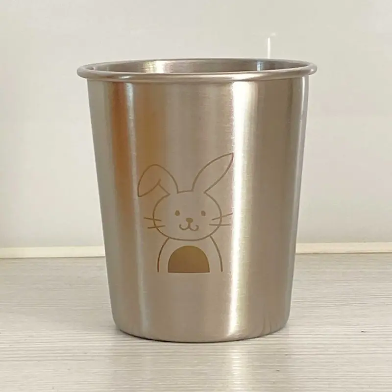 Verre enfant en inox 18/8 Joli Monde 180 ml – Motif Lapin