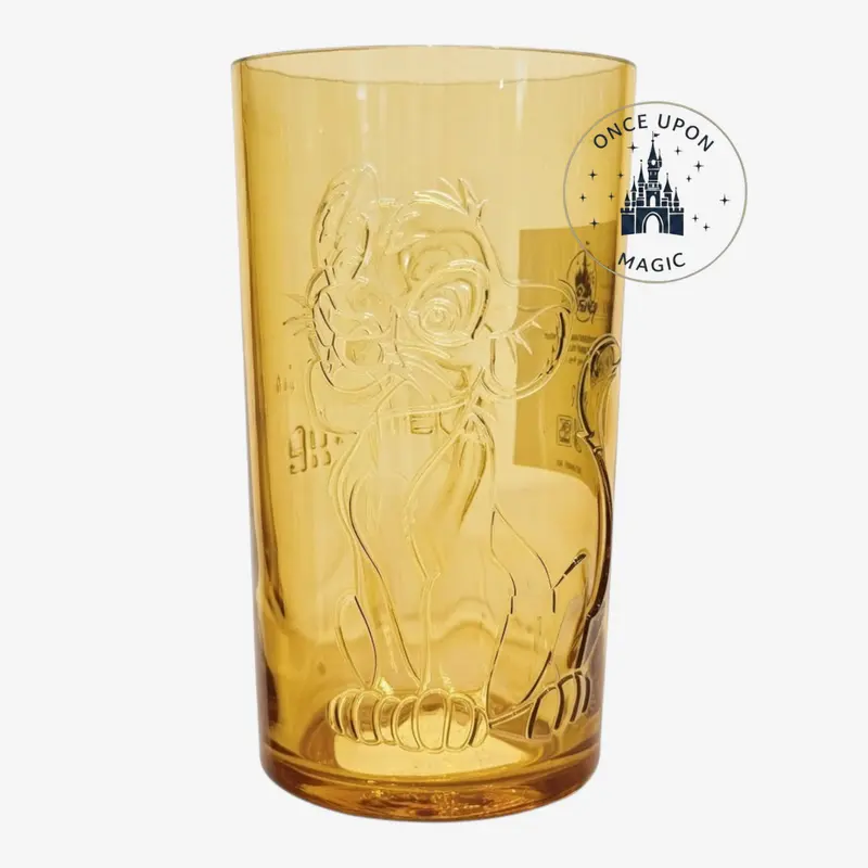 Verre Simba Plastique Ambre – Le Roi Lion – Disneyland Paris
