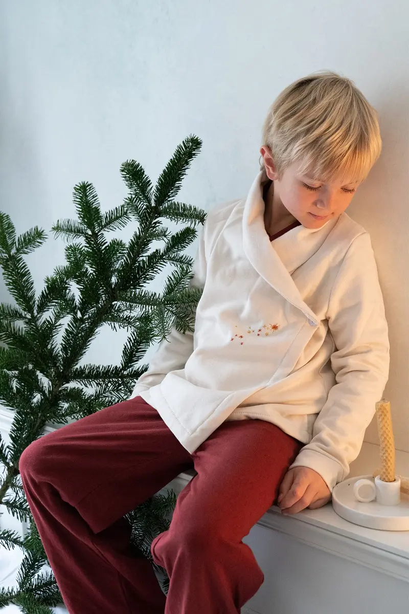 Veste Cocoon Star brodée