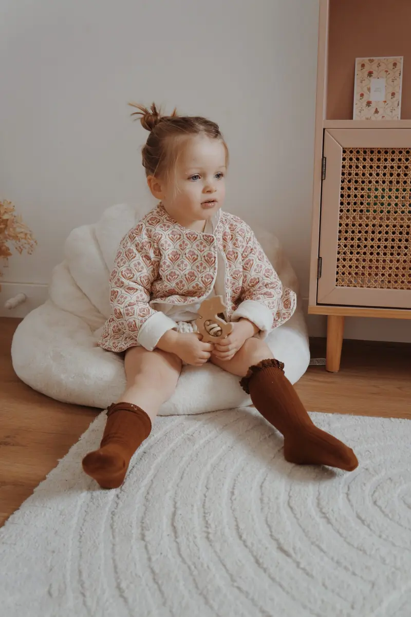 Veste matelassée avec manches enfant Crème/Indira Taille 3 mois