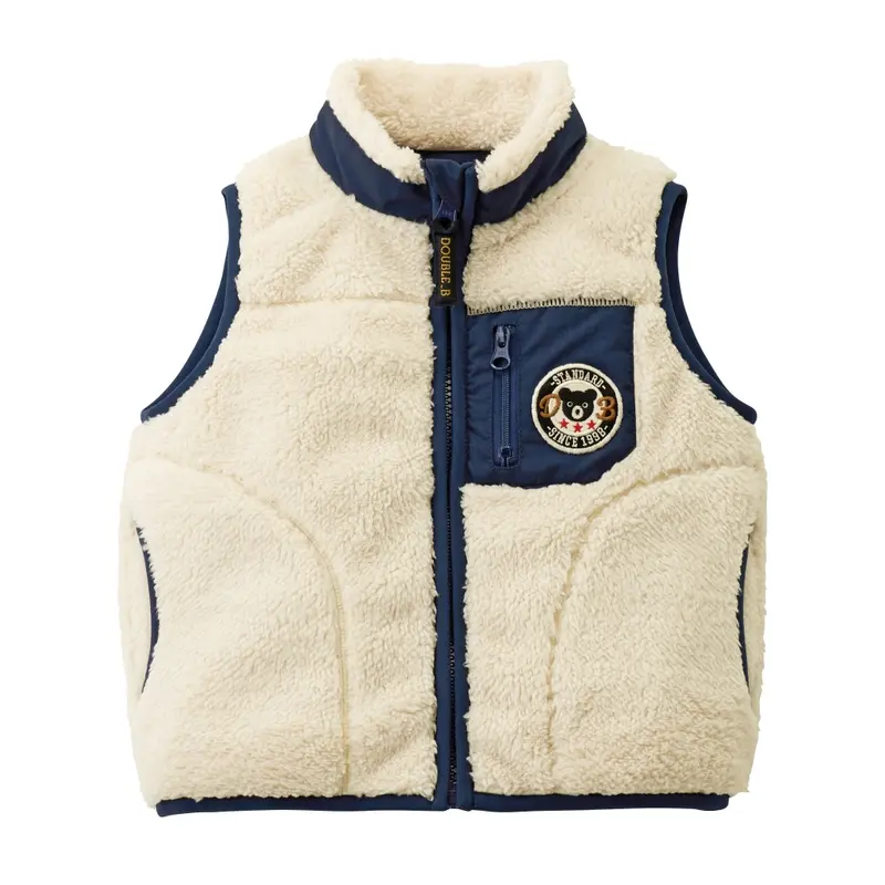 VESTE SANS MANCHES BEIGE DOUBLE B