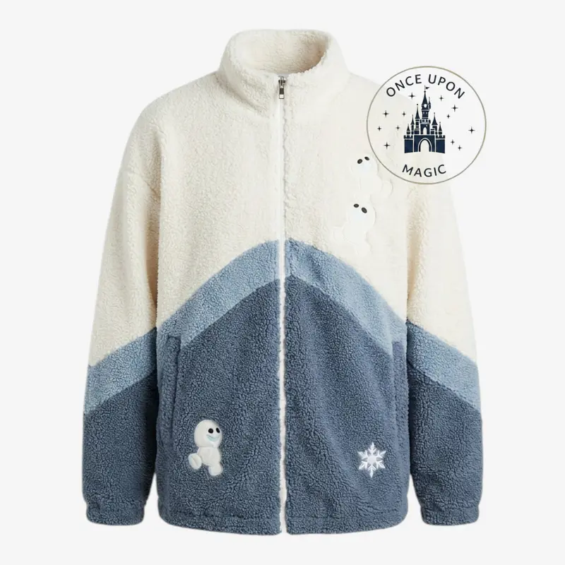 Veste Sherpa Olaf La Reine des Neiges – Parfaite pour une expérience magique à Disneyland Paris