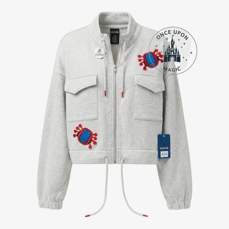 Veste Zippée Cropée Spider-Man – Team Web – Marvel – Disneyland Paris